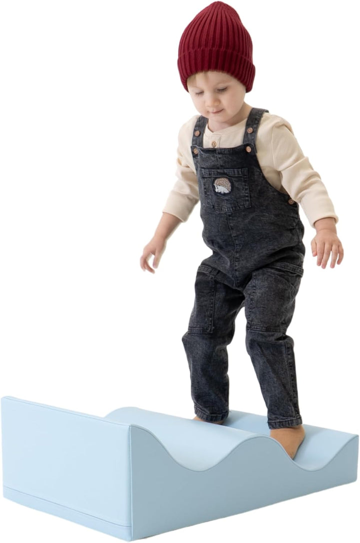 IGLU Soft Play Shape Wave Schaumstoffblock für Krabbel- und Kletterentwicklung für Baby und Kleinkin