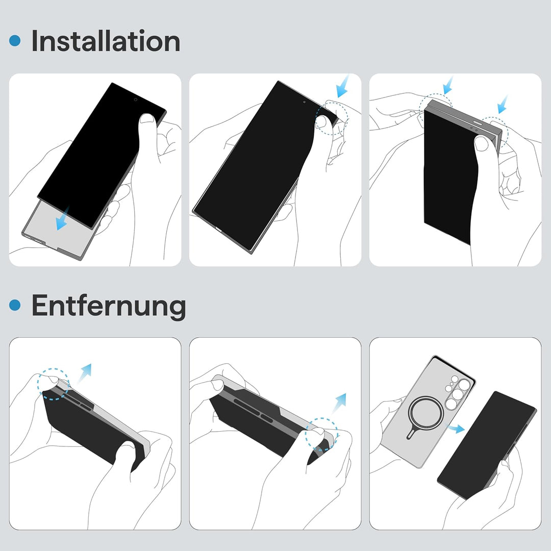 pitaka Hülle für Samsung Galaxy S26 Ultra Magnetische Handyhülle aus Aramidfaser mit Aaron Button Sc