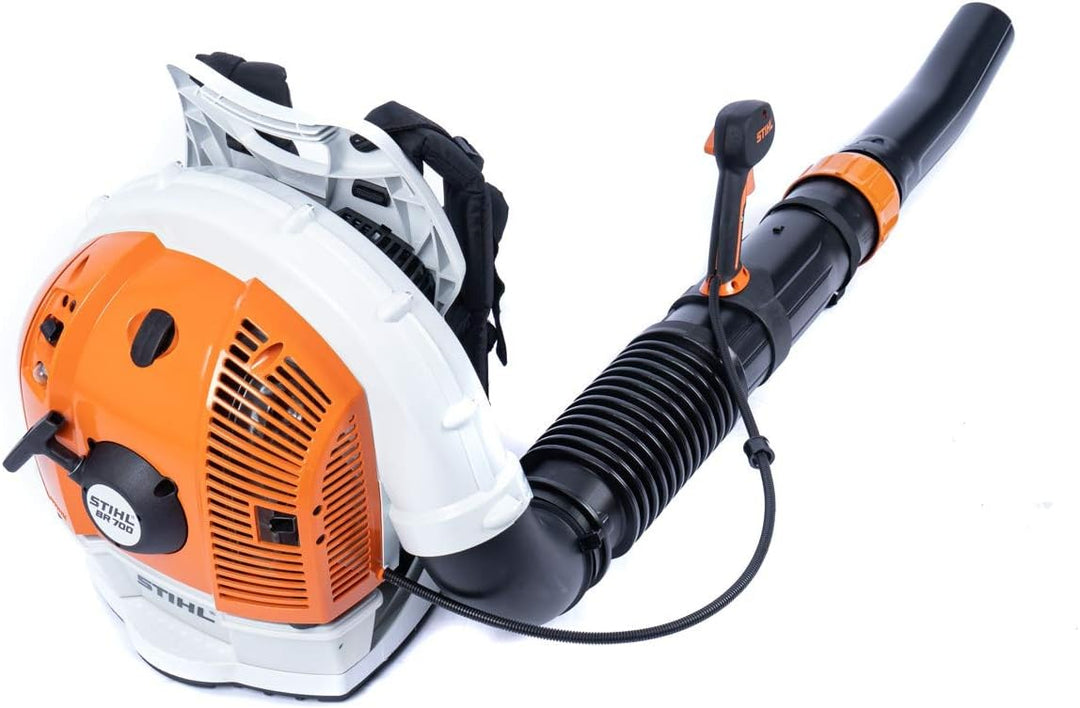 Stihl BR 700 rückentragbarer Profi-Laubbläser, mit längenverstellbarem Blasrohr und Einer max. Blask