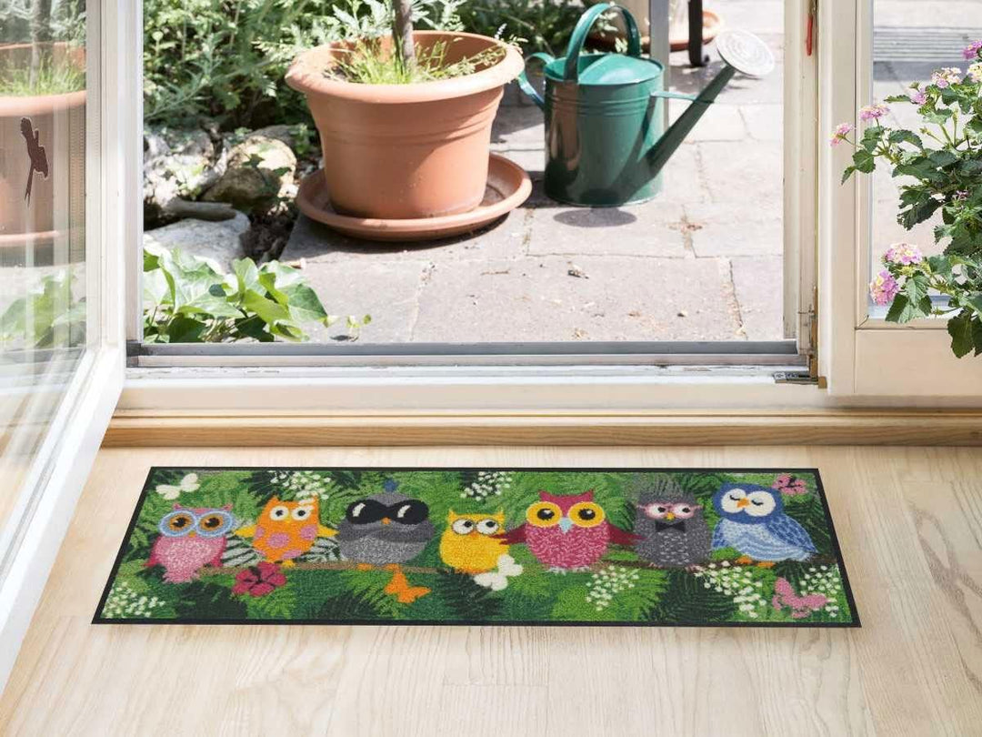 Salonloewe Fussmatte Dschungeleulen 030x100 Minimatte