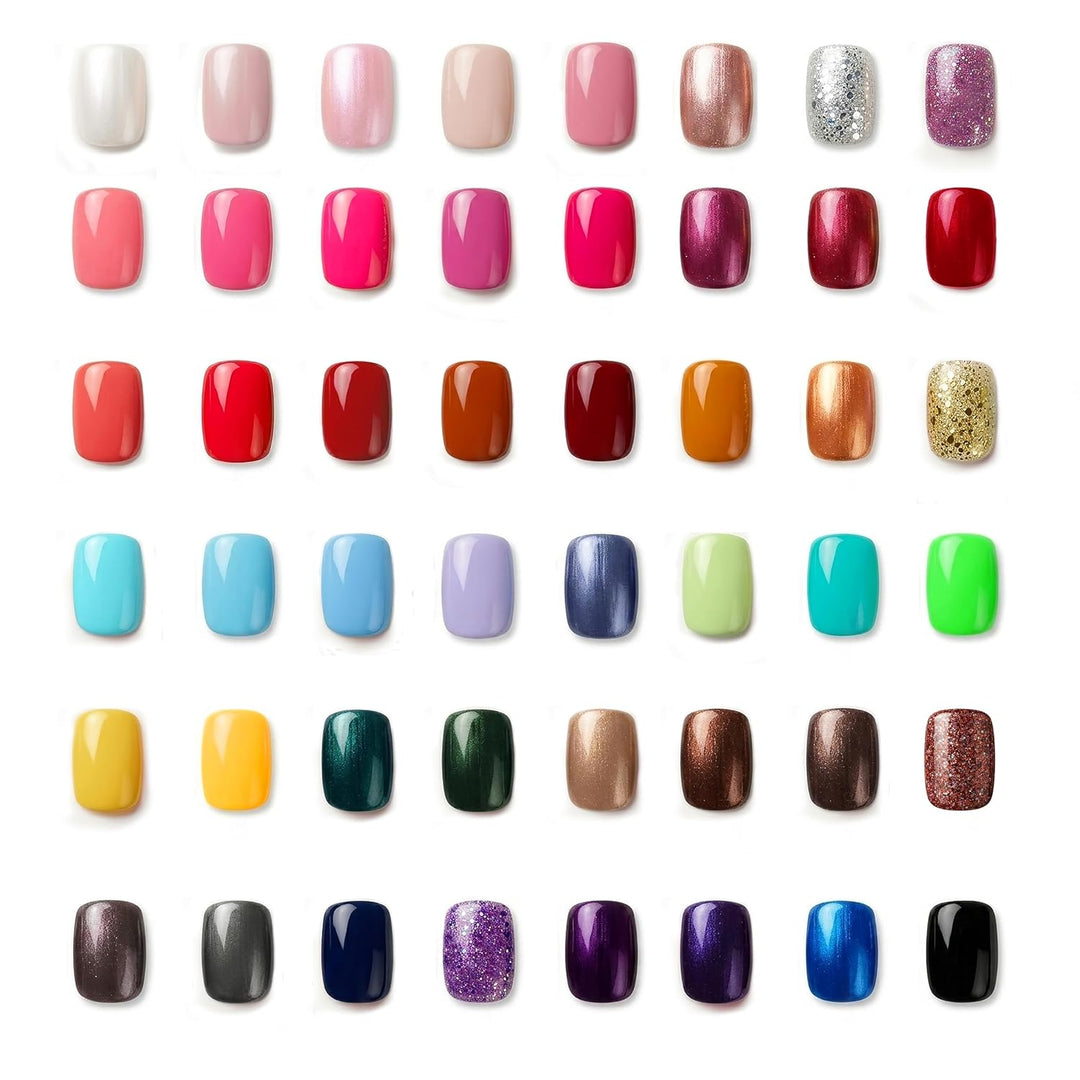 Envie de Color Nagellack-Set - Komplette Kollektion von 48 leuchtenden, Perl-, Pastell- und klassisc