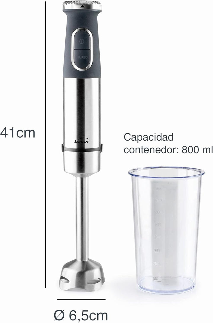 Lacor Garantie Elekrischer Mixer MIX + Glasgefäss, Mixer