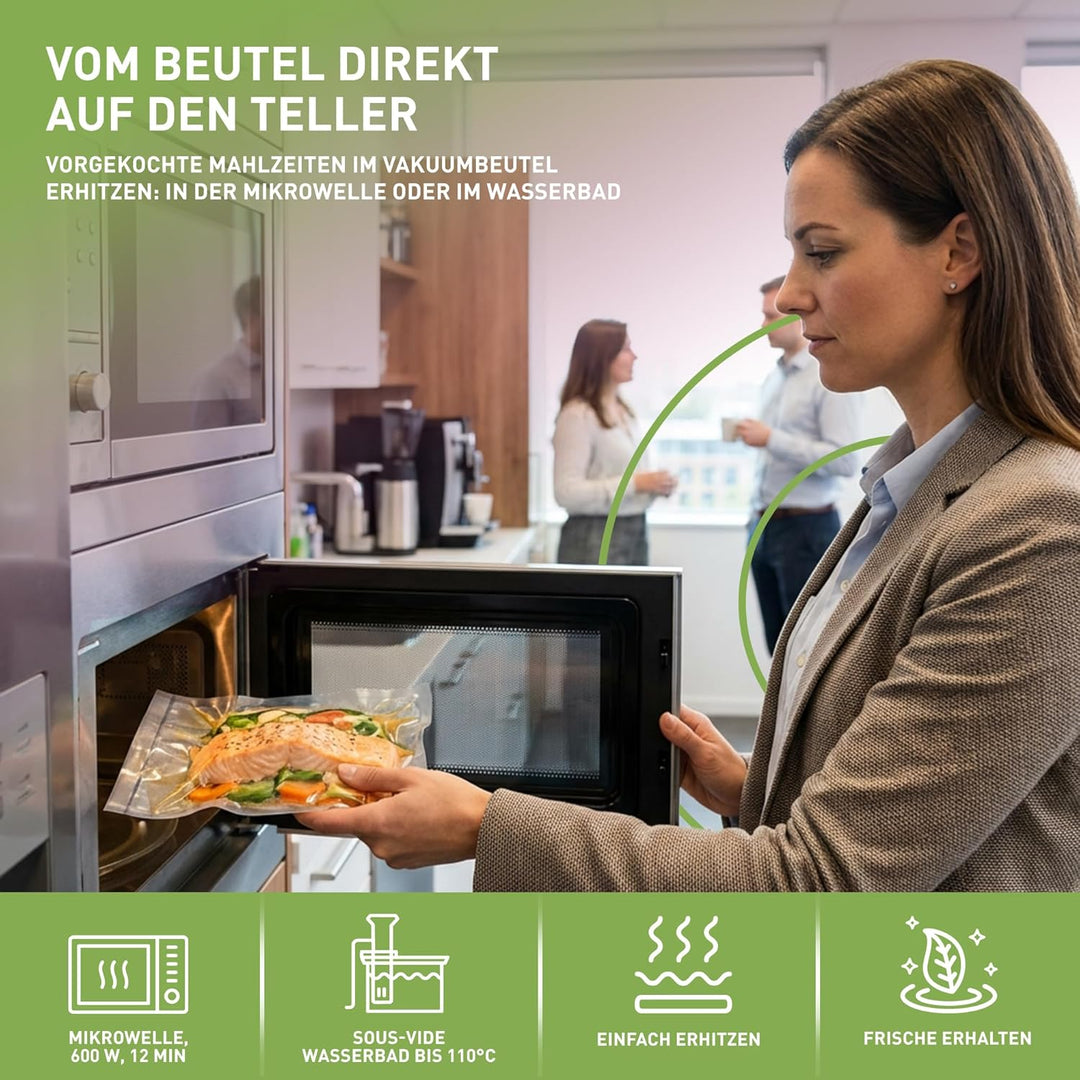 culivac 2 Folienrollen 28x600cm Vakuumrollen Original für Vakuumierer Vakuumiergerät Folienschweissg