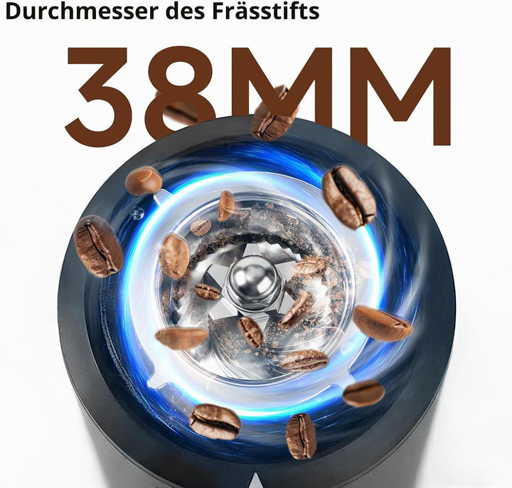 HIBREW G5mini Kabellose Tragbare Kaffeemühle, 5200-mAh-Akku