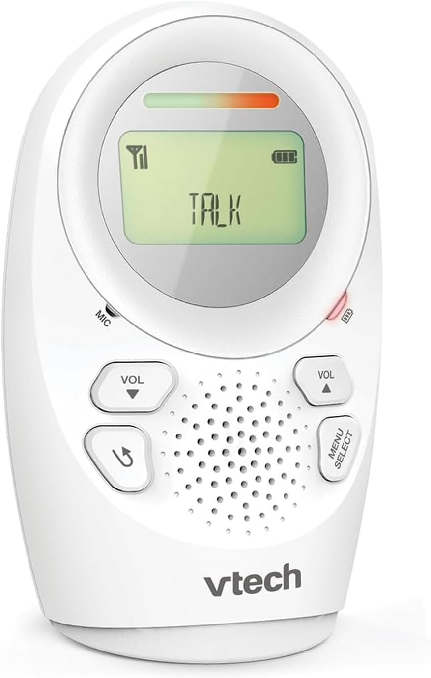 VTech BM1211 Baby-Audioüberwachungsmonitor, klare Klang- und Sicherheitsübertragung, Lange Reichweit