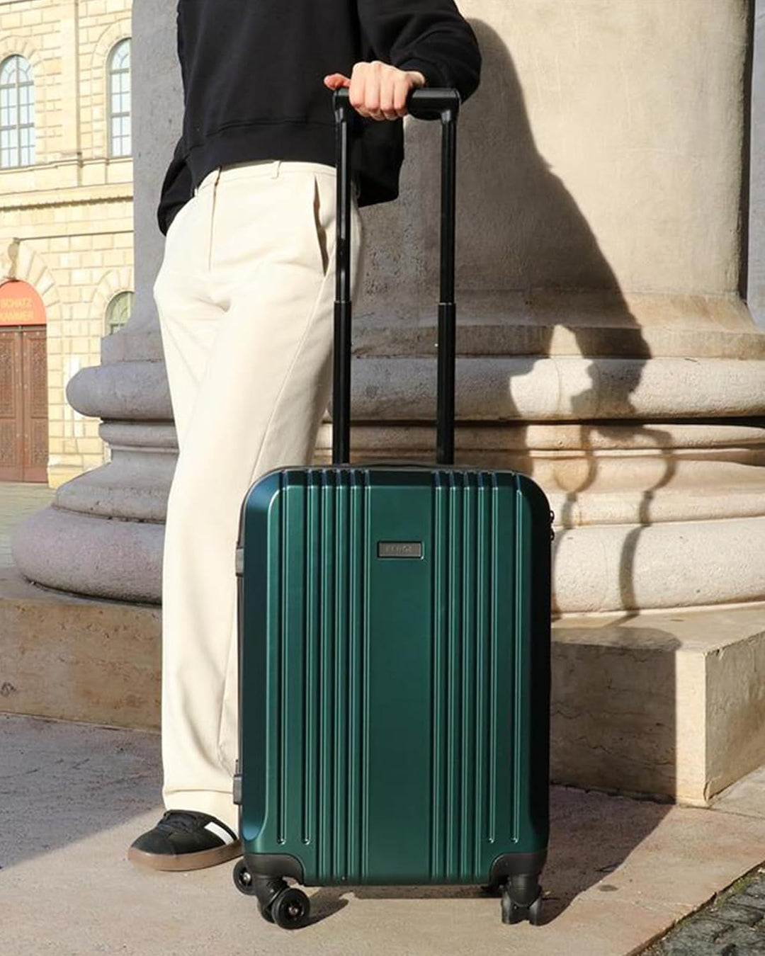 FERGÉ XL Grosser Koffer Hartschale mit TSA Schloss Cannes Rollkoffer Reise-Koffer 77 cm Hartschalenk
