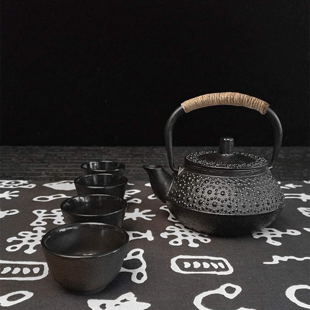 Webao Teekanne aus Gusseisen Traditionelle Eisen-Kanne Tea for ONE Teekanne Japanischer Stil inkl 30