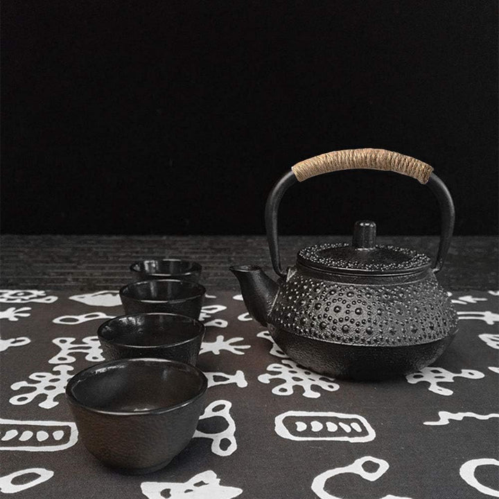 Webao Teekanne aus Gusseisen Traditionelle Eisen-Kanne Tea for ONE Teekanne Japanischer Stil inkl 30