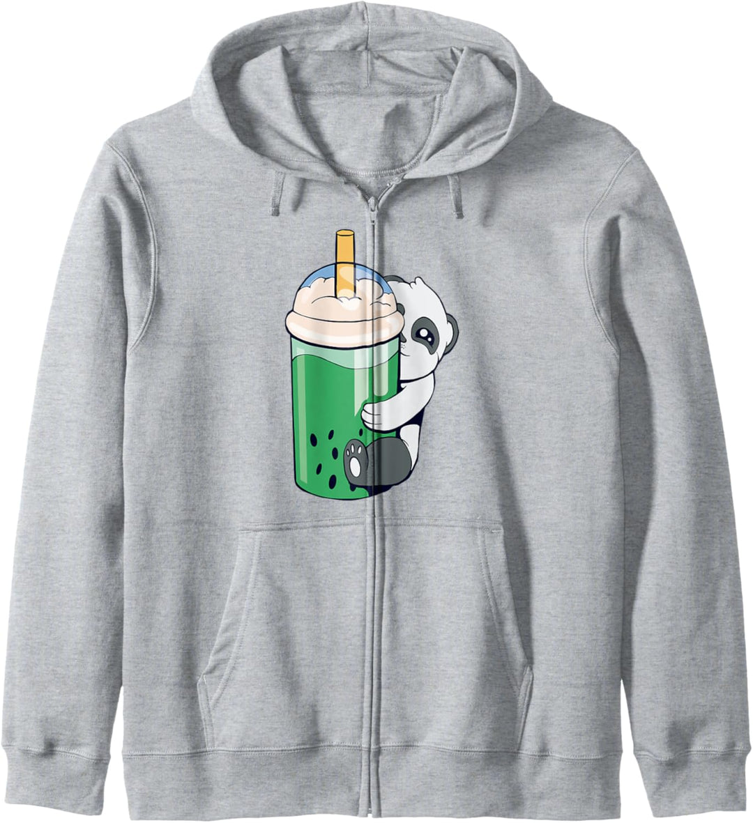 Panda Bubble Tea Drink Trinkbär Kapuzenjacke