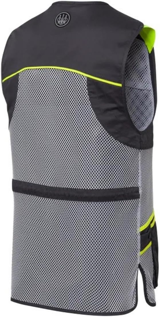 Beretta Herren Full Mesh Schiessweste S Ebony & ice grey, S Ebony & ice grey
