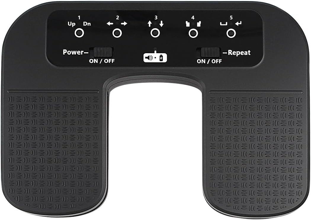 Tavsou Bluetooth Page Turner Pedal Smartphones & Tablets Wiederaufladbare Musikalische Pedale (Plus)