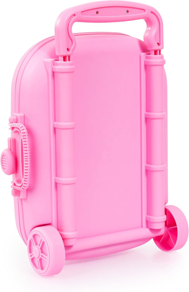 Bayer Design 92805AC Puppe mit Trolley und Zubehör, Spielset, Puppenzubehör, Koffer zum Schliessen u