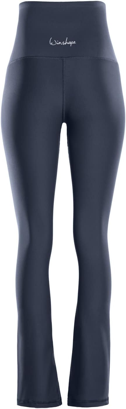 WINSHAPE Damen Leggings Damen Functional Comfort Boot Cut Leggings “high Waist” Bchwl103c, Anthrazit
