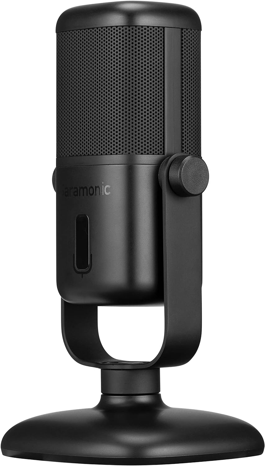 Saramonic USB-Studiomikrofon mit grosser Membran und magnetischem Tischständer, Kopfhörerausgang und