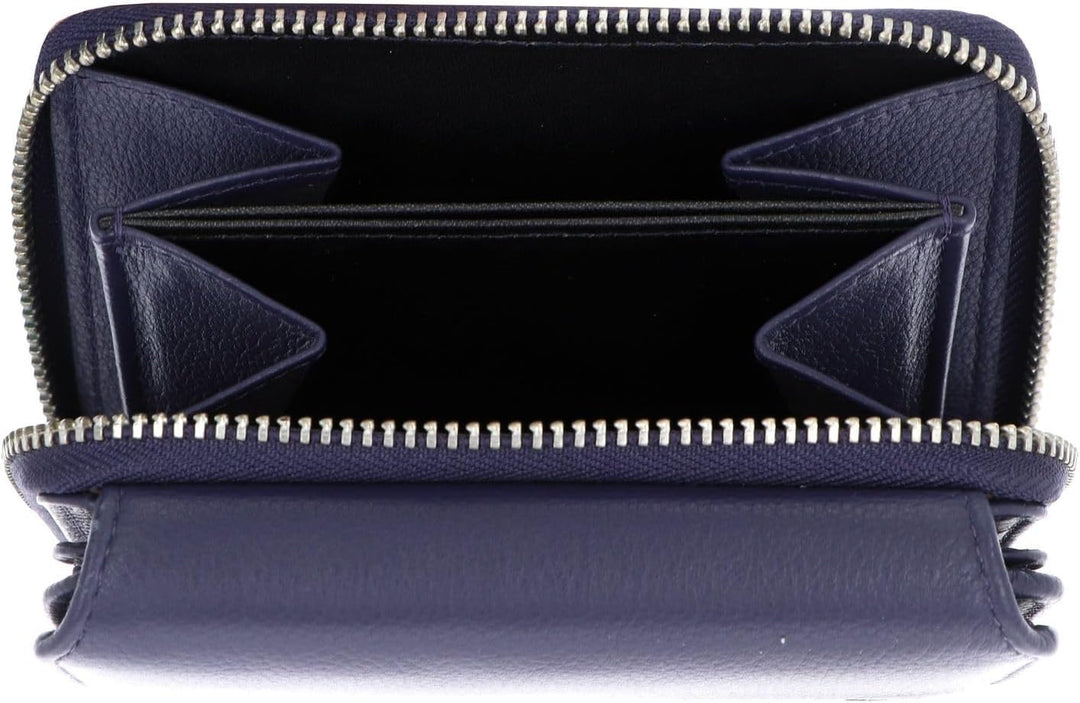 Golden Head Madrid Geldbörse RFID Leder 11,5 cm Blue, Blue
