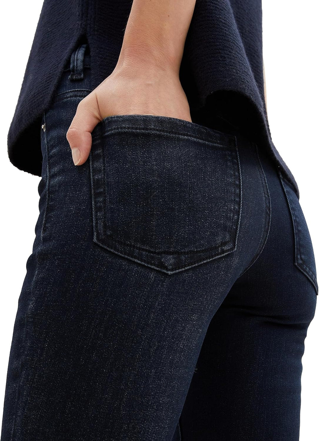 TOM TAILOR Damen Alexa Skinny Jeans 25W / 30L 10173-dark Stone Blue Black Denim, 25W / 30L 10173-dar