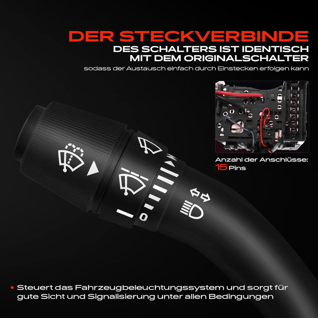 Kombischalter Lenkstockschalter für Megane I BA0/1 EA0/1 Coach DA0/1 Grandtour KA0/1 Klasseic LA0/1