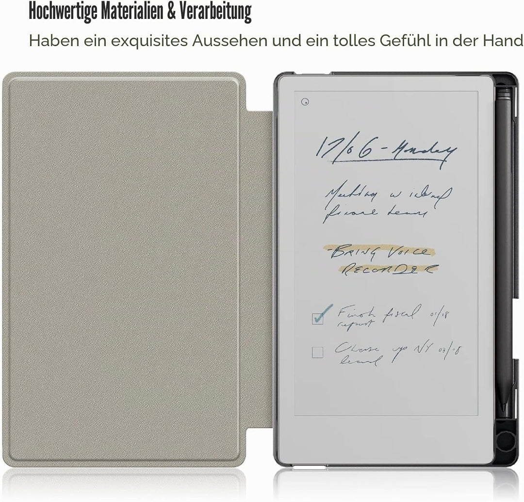 GIOPUEY Hülle Kompatibel mit Remarkable Paper Pro Move 7.3, Flip Case 360° Schutz - Graffiti reMarka
