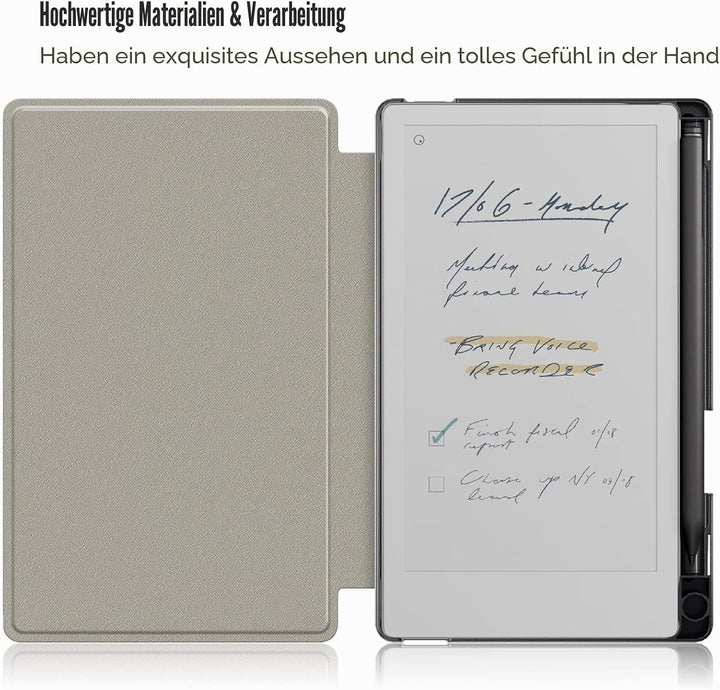 GIOPUEY Hülle Kompatibel mit Remarkable Paper Pro Move 7.3, Flip Case 360° Schutz - Graffiti reMarka