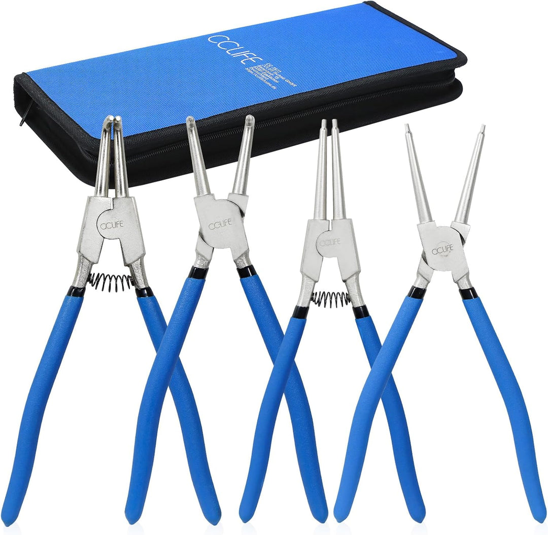 CCLIFE Sicherungsringzange Seegeringzange Set Sprengringzange Segeringzange Sortiment Sicherungszang