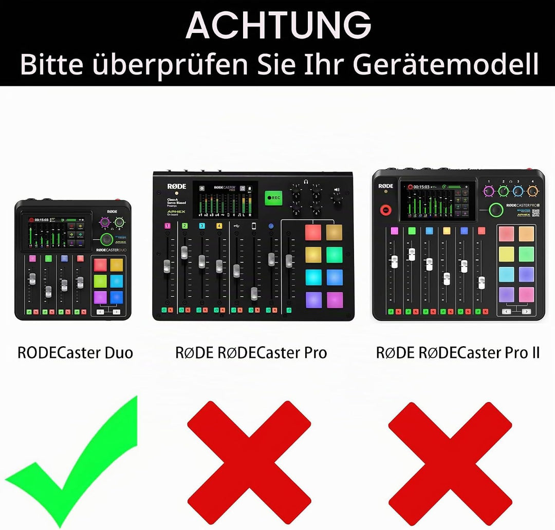Khanka Hartschalen-Tragetasche, kompatibel mit RØDECaster Pro II All-in-One-Produktion, schützende A