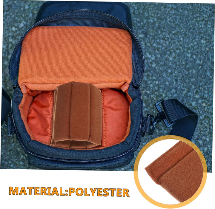 Veemoon 2stücke Kamera Taschen Polsterung Trennwände Verstellbare Einsätze Für Rucksack Zur Flexible