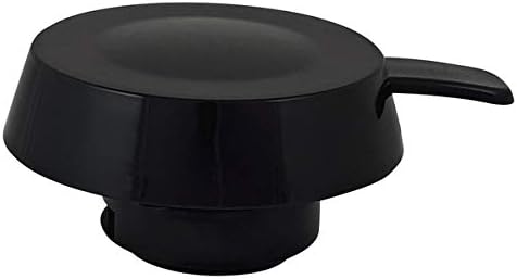 Helios Servitherm Thermoskanne Schwarz 1,0L – 6h Heiss - Hält Getränke heiss & kalt – Einhandbedienu