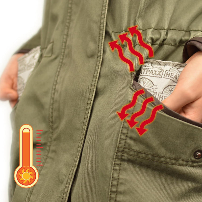 HeatPaxx Handwärmer | 5, 10, 15 oder 40 Paar | EXTRA WARM | Handliche Taschenwärmer, Wärmekissen für