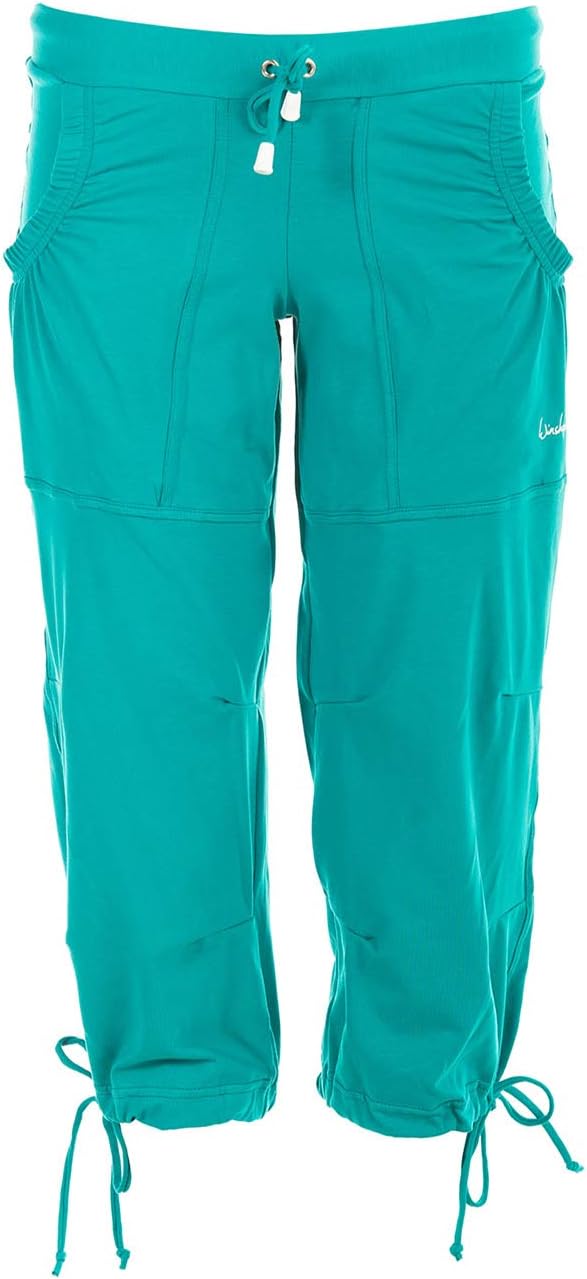 Winshape Damen “Feel good” ¾ Trainingshose WBE6 Dance Fitness Freizeit Sport XS Ocean-green, XS Ocea