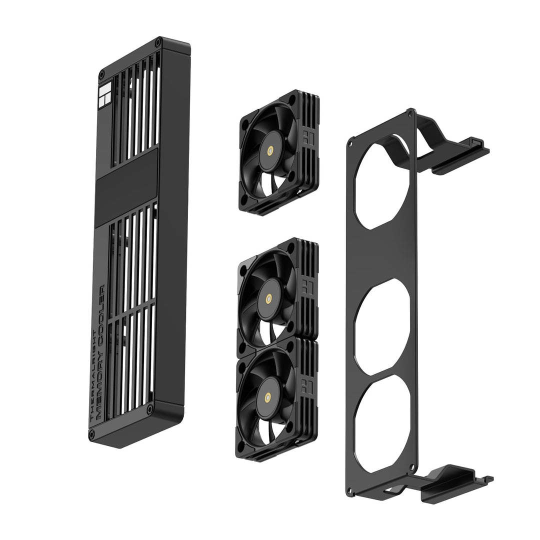 Thermalright MC-3 Digital Black RAM Cooler, 3 PWM Lüfter | mit 4500 U/min PWM-Design, RAM-Kühlung le
