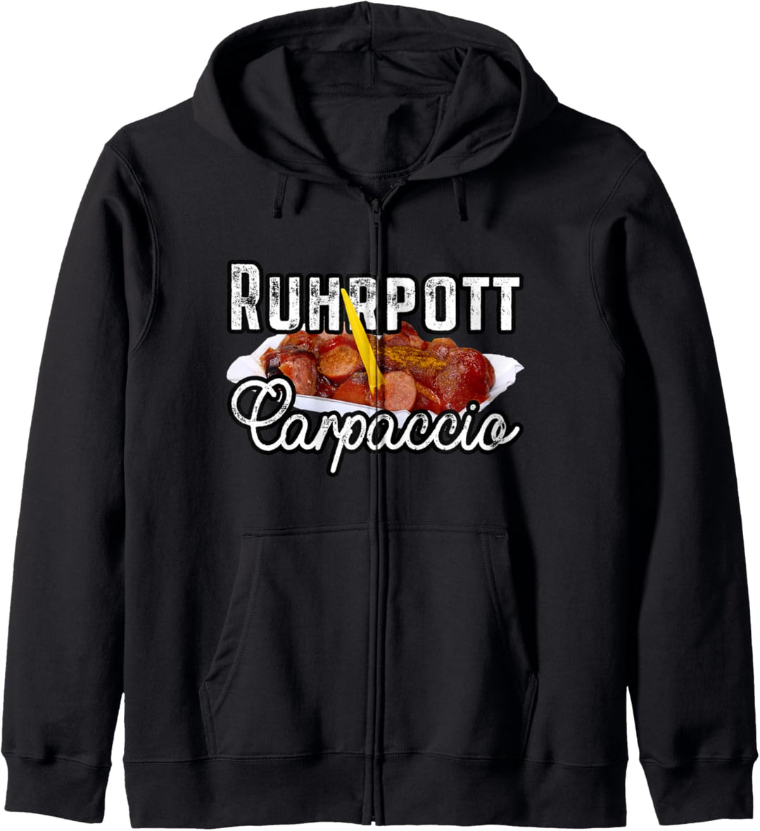 Currywurst Ruhrpott Carpaccio Bratwurst Fast Food Currywurst Kapuzenjacke