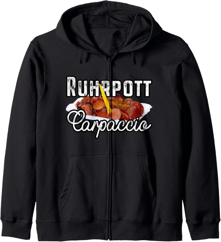 Currywurst Ruhrpott Carpaccio Bratwurst Fast Food Currywurst Kapuzenjacke