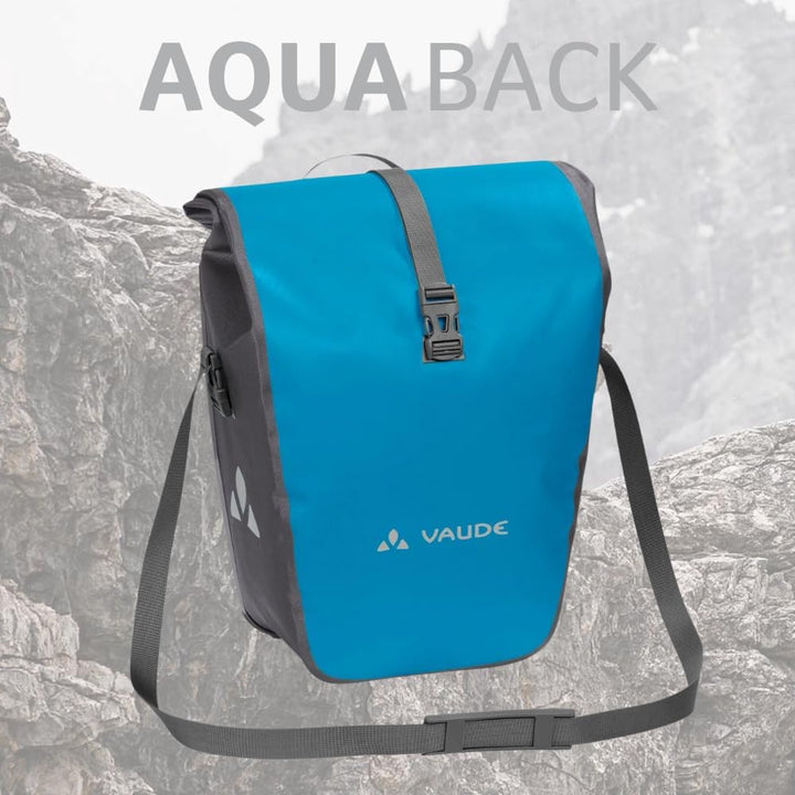 VAUDE Fahrradtasche für Gepäckträger Aqua Back Single 1 x 24 L in 24 l Icicle, 24 l Icicle