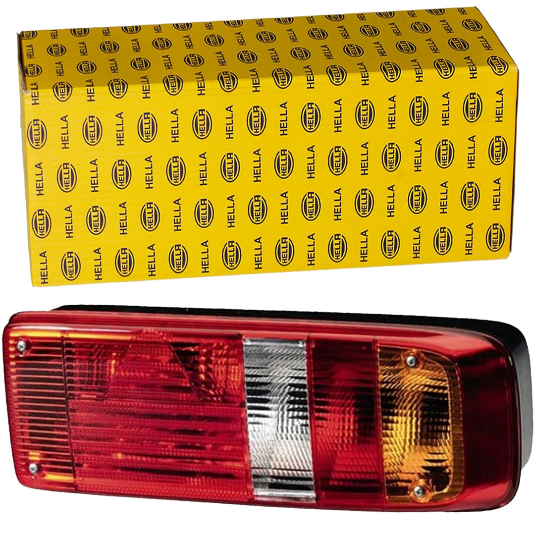 HELLA - Heckleuchte - EasyConn I - Glühlampe - 24V - Anbau/geschraubt - Lichtscheibenfarbe: mehrfarb