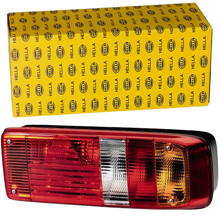 HELLA - Heckleuchte - EasyConn I - Glühlampe - 24V - Anbau/geschraubt - Lichtscheibenfarbe: mehrfarb
