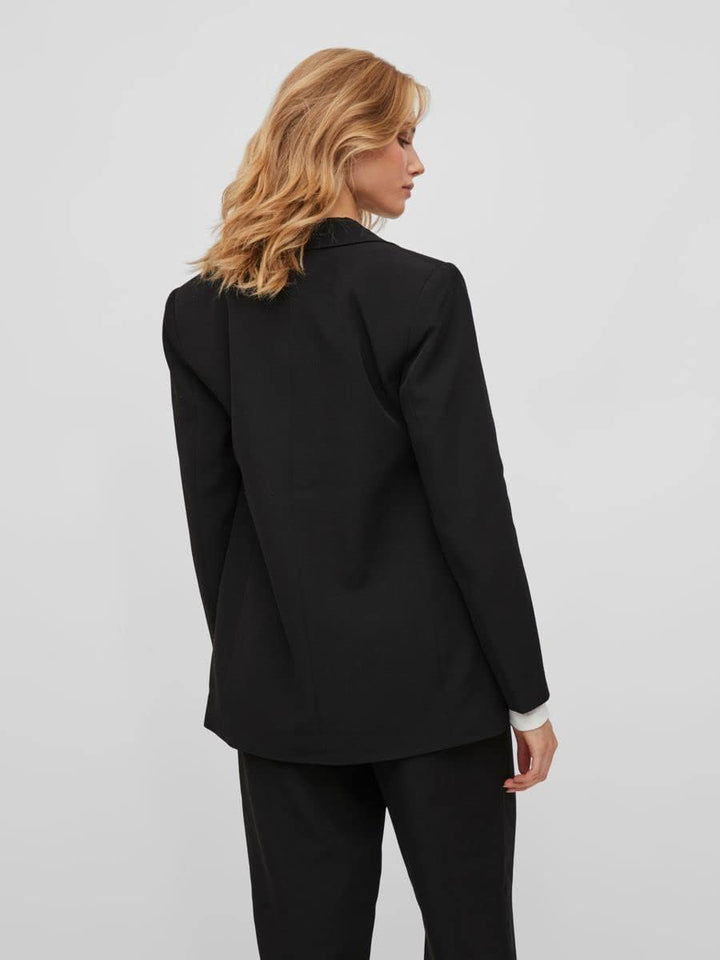 Vila Damen Vikamma Loose Noos Blazer 36 Schwarz, 36 Schwarz