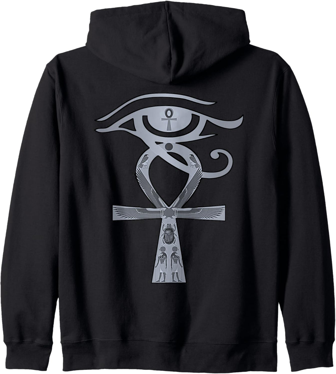 Ancient Egypt Egyptian God Horus Ankh Kapuzenjacke