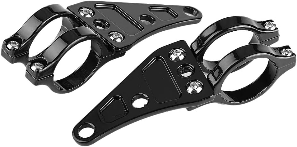 Reminnbor Motorradscheinwerferhalterung | 2 Stück Scheinwerferhalterung Klemmen Scheinwerferhalter G