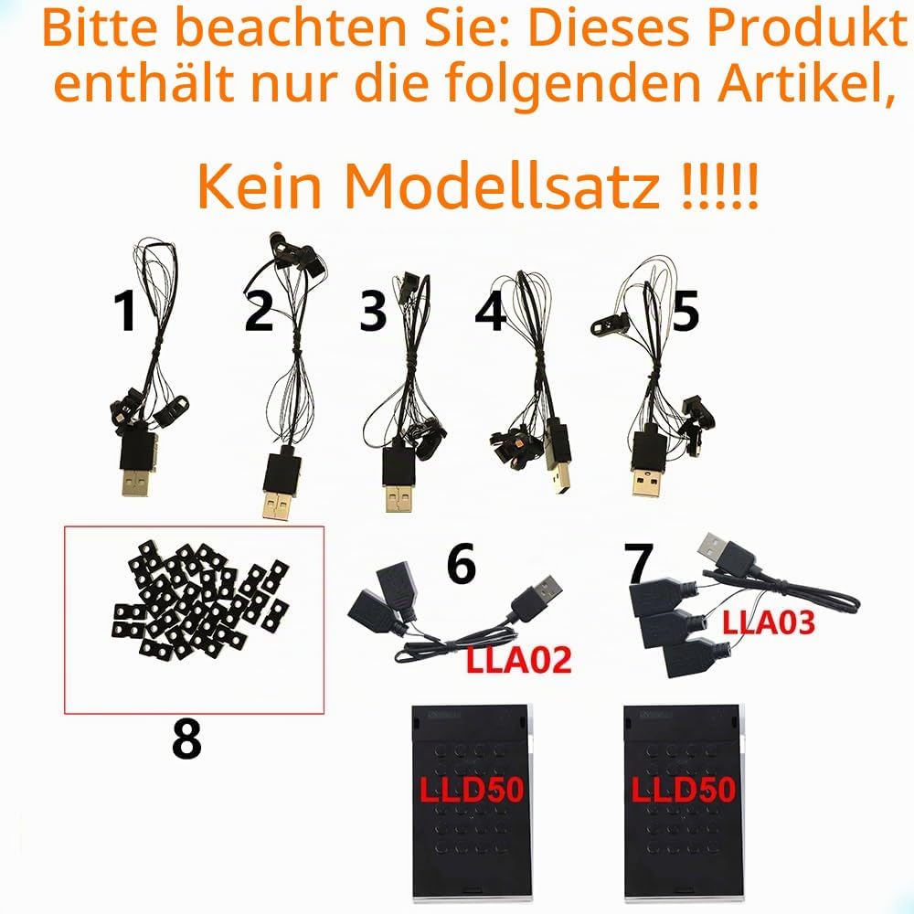 GEAMENT LED Licht-Set Kompatibel mit Lego Keith Haring Tanzende Figuren (Dancing Figures) Art 31216