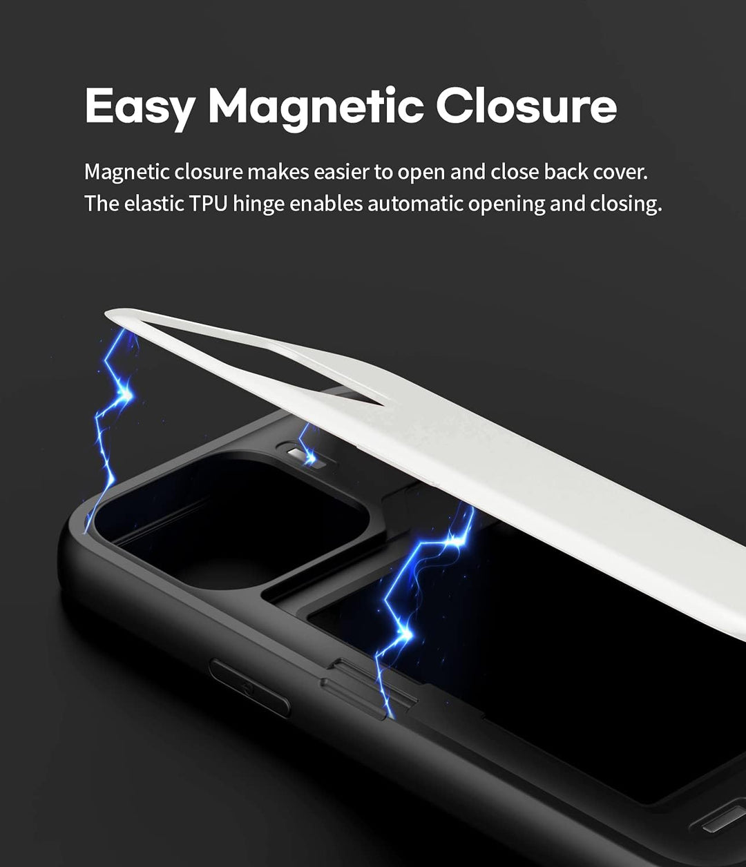 GOOSPERY Magnetic Door Bumper Hülle Kompatibel mit iPhone 13 Pro, Dual Layer protektive Kartenhalter