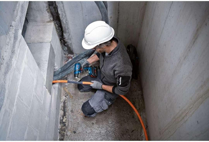 Bosch Professional 18V System Akku-Heissluftgebläse GHG 18V-50 (ohne Akkus und Ladegerät, inkl. GHG