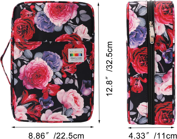 JAKAGO Federmäppchen Grosse Kapazität für 300 Stifte Aufbewahrung Buntstifte,Wasserdicht Pencil Case