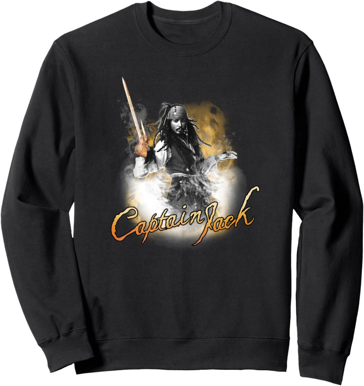 Disney Pirates of the Caribbean Captain Jack Poster Sweatshirt