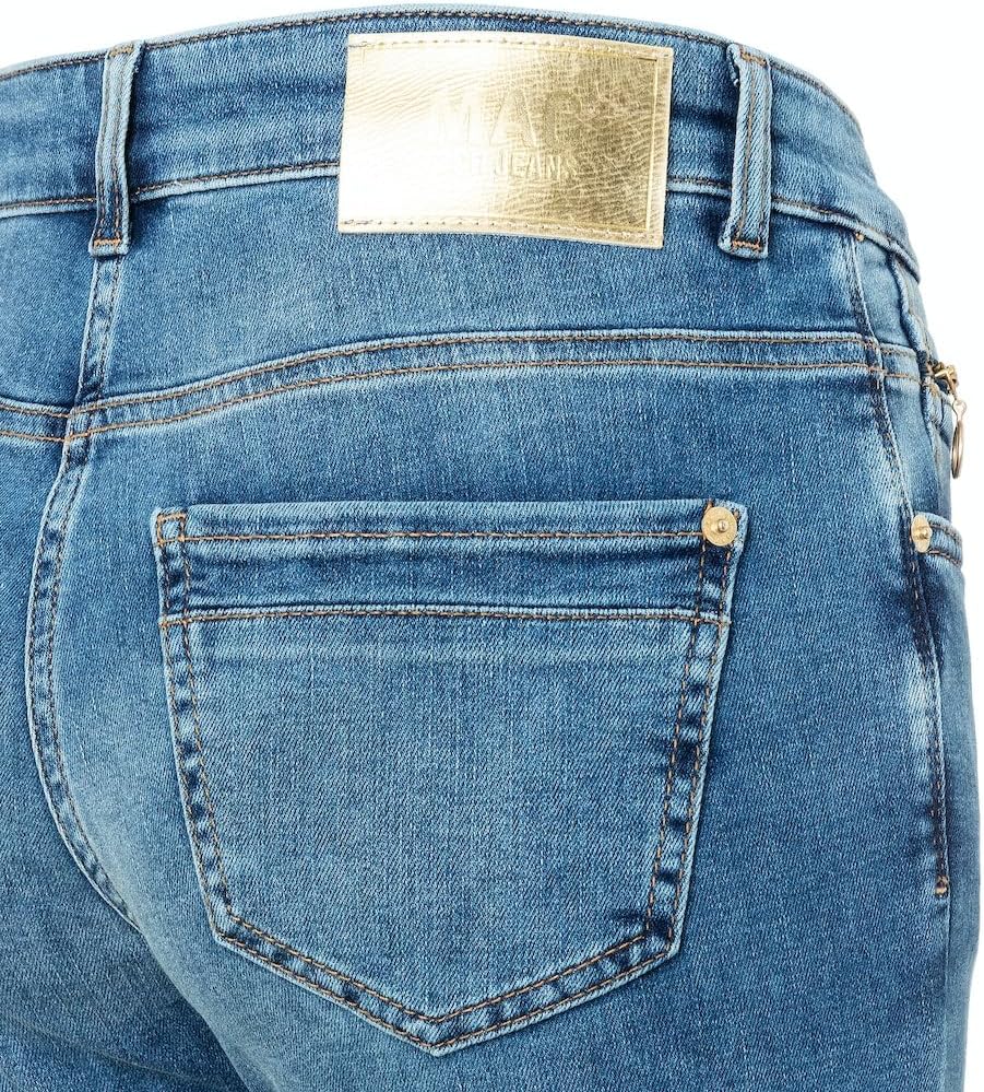Mac Damen Jeans Rich Slim Slim Fit, 34W / 26L D415 Authentic Indigo Used