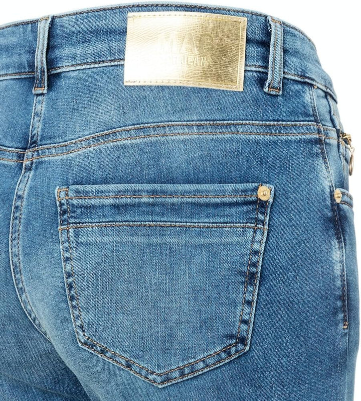 Mac Damen Jeans Rich Slim Slim Fit, 34W / 26L D415 Authentic Indigo Used