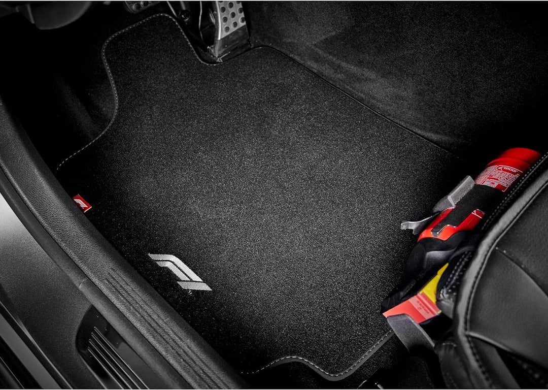 Formula 1 Universal Auto Fussmatten Set in Premium Qualität, Antirutschfest, Auto Matten Fussmatten