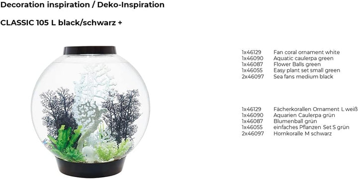 biOrb 46129 Fächerkorallen Ornament weiss - grosse Aquariumdeko für biOrb-Aquarien geeignet, naturna