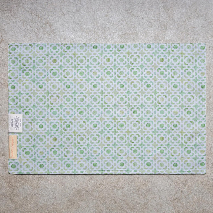 Maison d'Hermine Stoff-Tischsets, 100% Baumwolle, 4er-Set, 33 cm x 48 cm, dekorative, waschbare Tisc