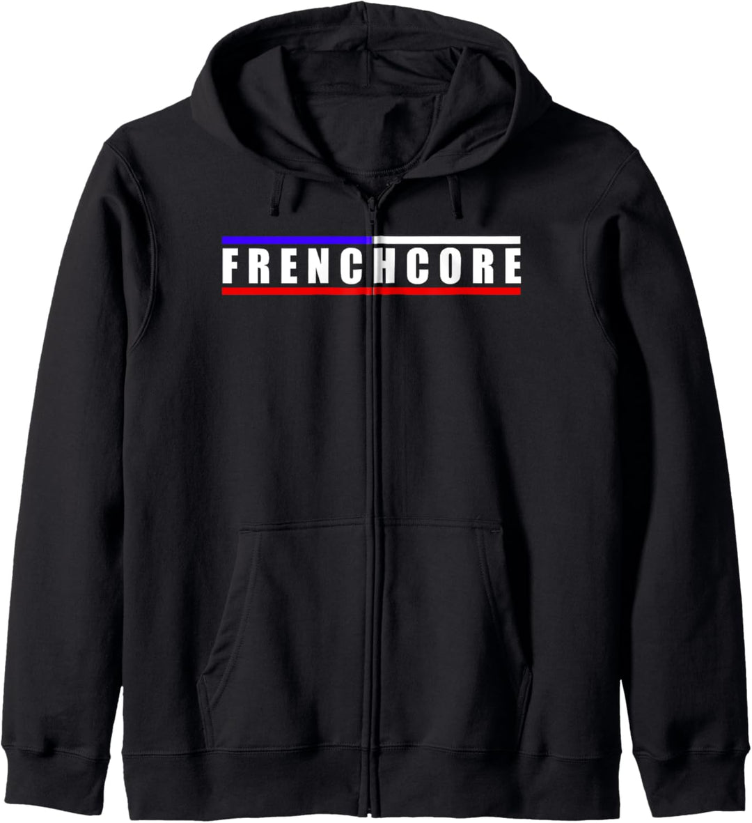 Frenchcore Classic Hardcore Festival (blau, rot, blau) Kapuzenjacke
