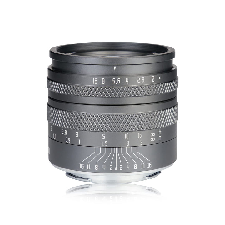 AstrHori 50mm F2.0 Objektiv mit grosser Blende Manuelles Vollformat-Objektiv Kompatibel mit Fuji Fuj